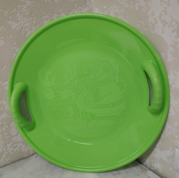 Салазка большая с двумя ручками Нордпласт (58 см) / Санки - ледянки термоустойчивые